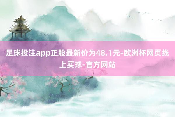 足球投注app正股最新价为48.1元-欧洲杯网页线上买球-官方网站