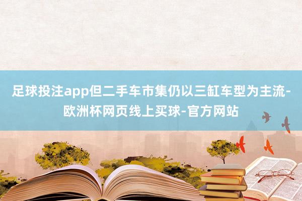 足球投注app但二手车市集仍以三缸车型为主流-欧洲杯网页线上买球-官方网站